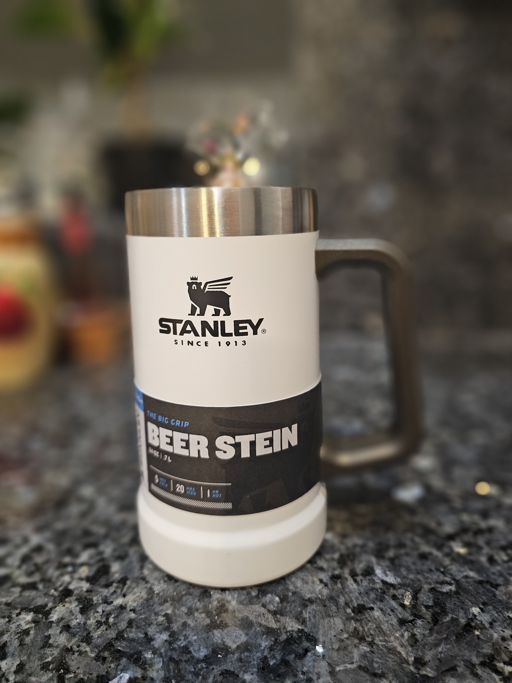 Stanley Adventure Big Grip Beer Stein (Polar White). Brand new.